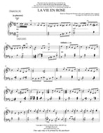 La Vie en Rose for piano solo