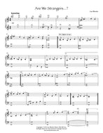 Are We Strangers?, Rhodes - Piano solo