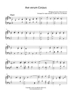 Ave Verum Corpus, Mozart - Piano or Organ
