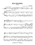 Minuet from 'Beau Brummel', Elgar -  Viola and Piano