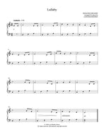 Lullaby, Brahms - easy Piano