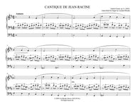 Cantique de Jean Racine op. 11 in D, Fauré - Organ