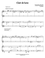 Clair de lune, Debussy - Piano duet