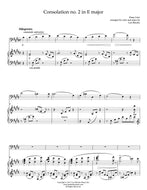 Consolation no. 2 in E major, Liszt - Cello and Piano