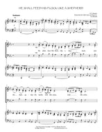 He Shall Feed His Flock, Handel - SAB Choir, Solo Flute and Piano