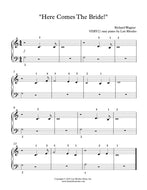Bridal Chorus “Here Comes The Bride”, Wagner - very easy Piano