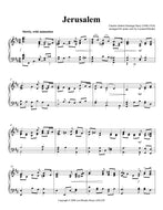 Jerusalem, Parry - Piano
