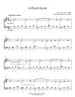 Liebesträume, Liszt - easy Piano