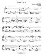 Pavane, Fauré - easy Piano