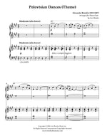 Borodin, Polovtsian Dances - arranged for piano duet