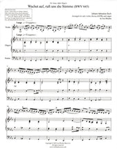 Wachet auf, Johann Sebastian Bach - arranged for solo violin, SATB and organ