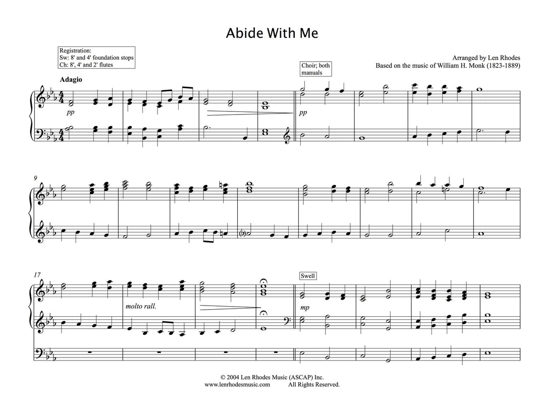 Abide With Me - Organ solo for Lent