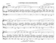 Cantique de Jean Racine, op. 11 in Db, Fauré - Organ