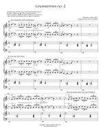 Gnossiennes no. 2, Erik Satie - Piano duet
