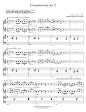 Trois Gnossiennes, Erik Satie - Piano duet