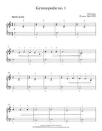Gymnopedie, no 1, Erik Satie - very easy Piano