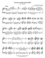 Hallelujah Chorus, Handel - Piano solo