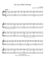 Jesu, Joy of Man's Desiring, Bach - very easy Piano