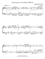 Pavane pour une infante défunte, Ravel - intermediate Piano