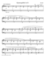 Gymnopédie I in D, Erik Satie - Piano