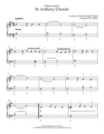 St Anthony Chorale, Haydn - easy Piano